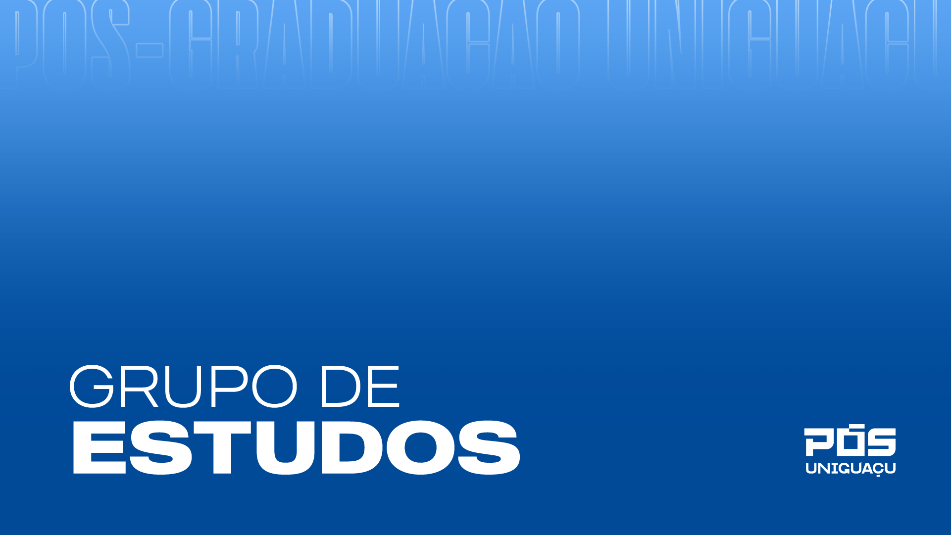 GRUPOS DE ESTUDO