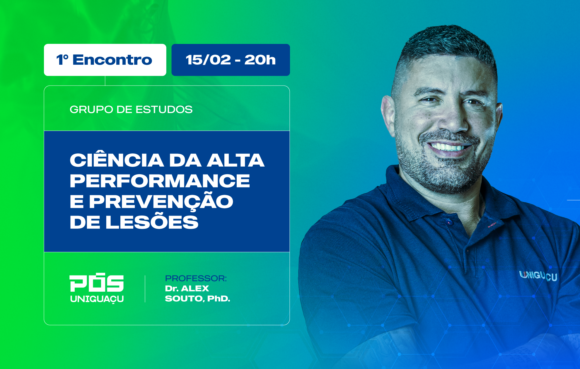 CIÊNCIA DA ALTA PERFORMANCE E PREVENÇÃO DE LESÕES - Dr. Alex Souto, PhD.
