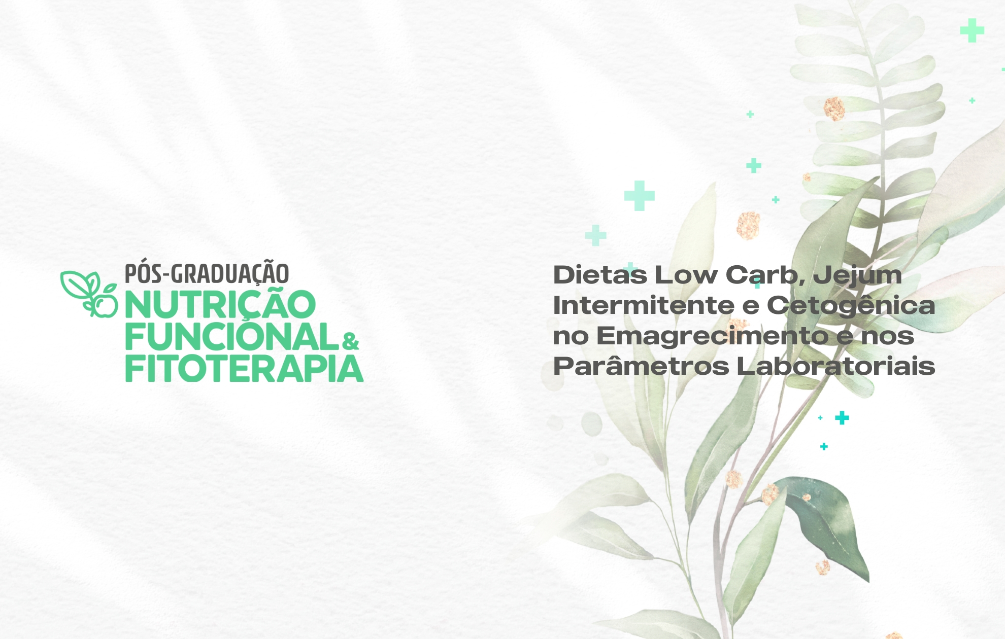  DIETAS LOW CARB, JEJUM INTERMITENTE E CETOGÊNICA NO EMAGRECIMENTO E NOS PARÂMETROS LABORATORIAIS  