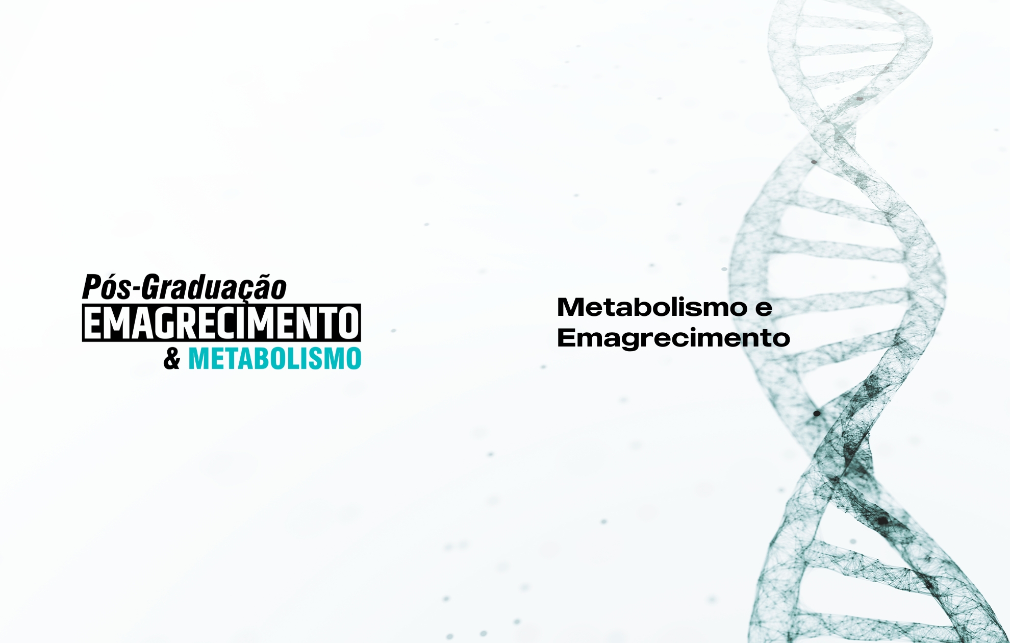 METABOLISMO E EMAGRECIMENTO